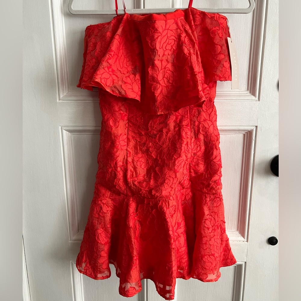 Keepsake The Label | Pop Red Radar Mini Dress - Size S